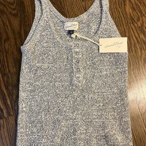 Womens knit tank top